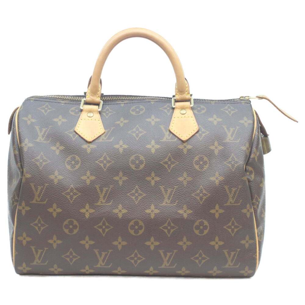 LOUIS VUITTON Brown Monogram Speedy 30 Boston Bag - Picture 1 of 10